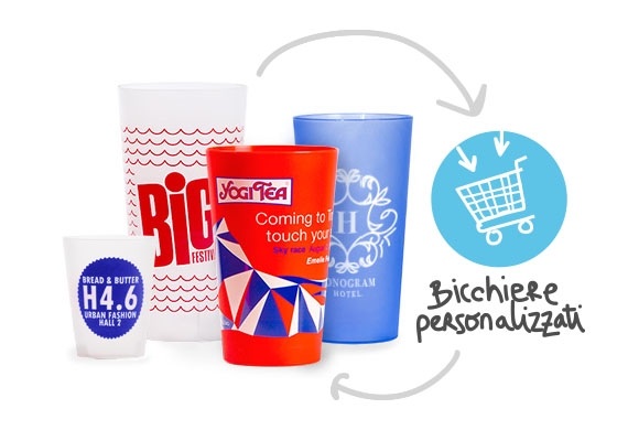 Ecoverre Bicchieri Personalizzati Riutilizzabili