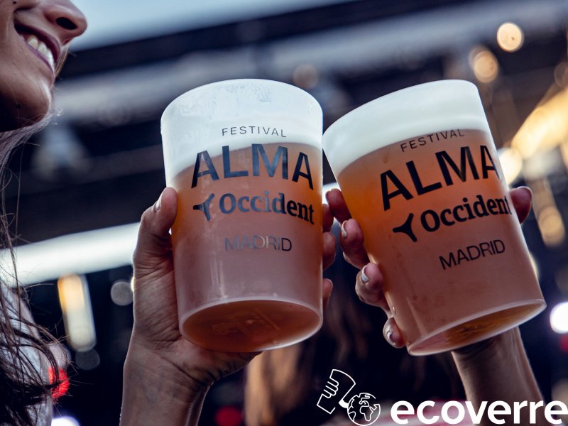 Alma Festival in Madrid and Barcelona with reusable Re-uz cups!