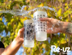 MMVV more sustainable than ever with the reusable cups and Re-uz hygiene service!