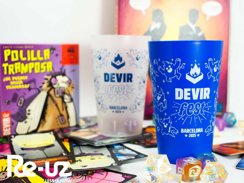 The Devir gives away reusable cups at their festival!