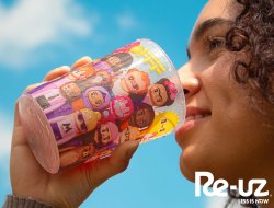 OFFFest is vibrant with Yippiehey's exclusive design on reusable cups!